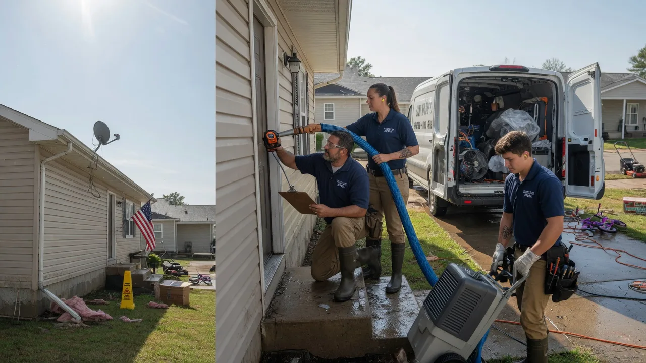Ceiling Water Damage Restoration in Edinburg, ND near me